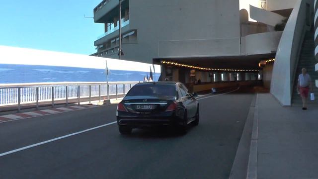 450.000$ Mercedes S65 AMG V12 biturbo acceleration in Monaco смотреть онлайн