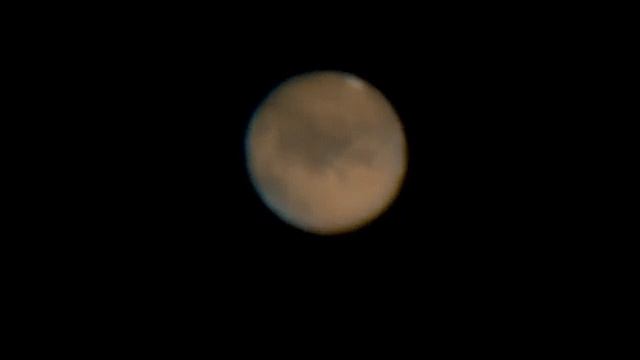 Mars through 14 inch dobsonian telescope! смотреть онлайн