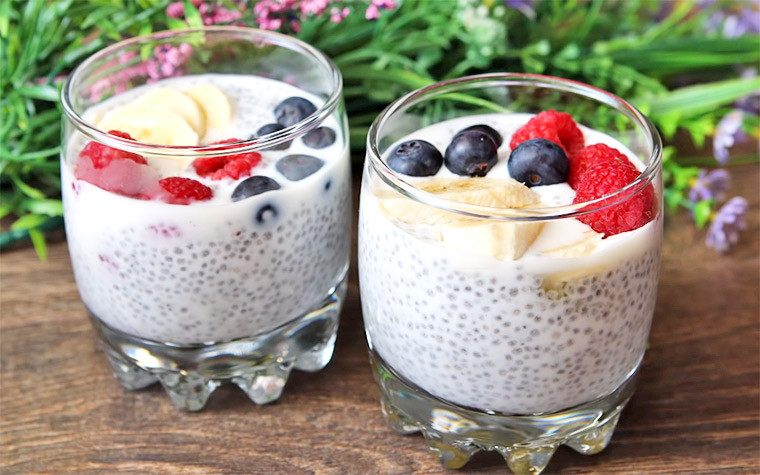 Как приготовить диетический пудинг с семенами чиа смотреть онлайн
