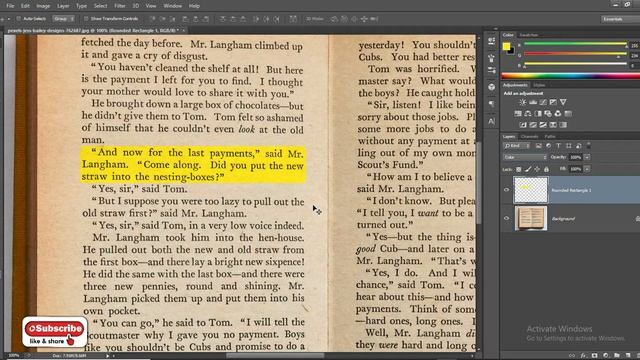 How to highlight text in photoshop смотреть онлайн