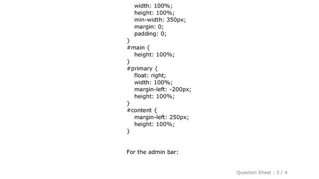 HTML : How to fix Wordpress admin bar destroying 100% height смотреть онлайн