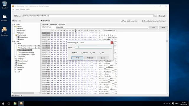 VB Decompiler - Native Code Decompilation смотреть онлайн