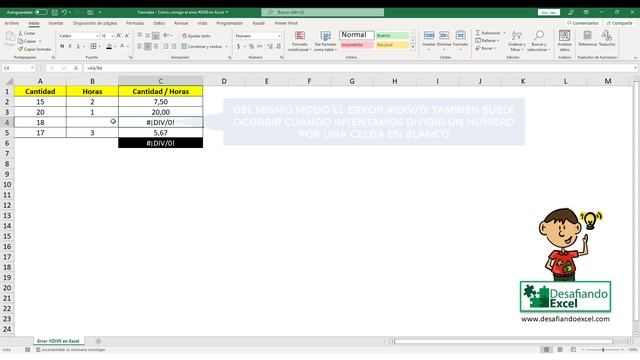 ¿Cómo CORREGIR el ERROR #¡DIV/0! en Excel? | Tutoriales de Excel #45 смотреть онлайн