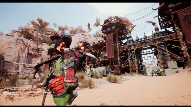 PROJECT GRUNT: ORGRIMMAR REMAKE MAP TEST IN UE5 смотреть онлайн