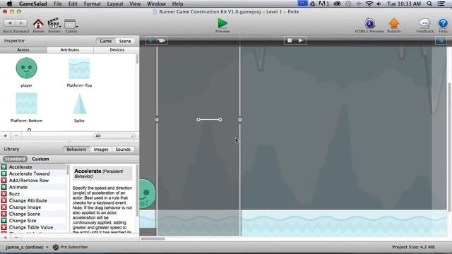 Runner Game Construction Kit for Gamesalad смотреть онлайн