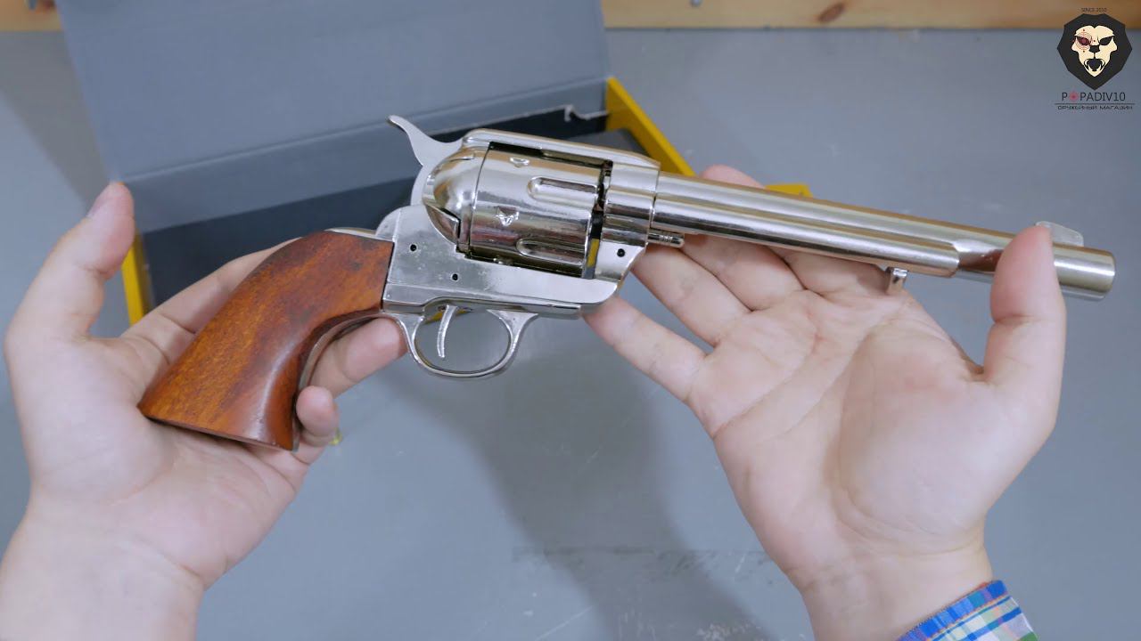 Макет револьвера Denix Colt D7/1-1191NQ видео обзор 4k смотреть онлайн