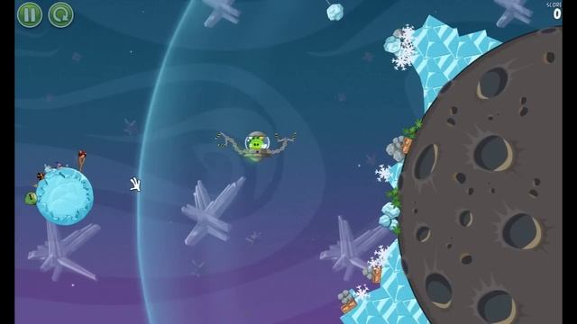 Angry Birds Space - Gameplay Walkthrough Part 7 - Cold Cuts Space King Boss Fight! смотреть онлайн