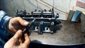 Компрессор из ДВС (ВАЗ-2108). Модернизация ГБЦ - клапана. Do compressor from engine (VAZ-2108).