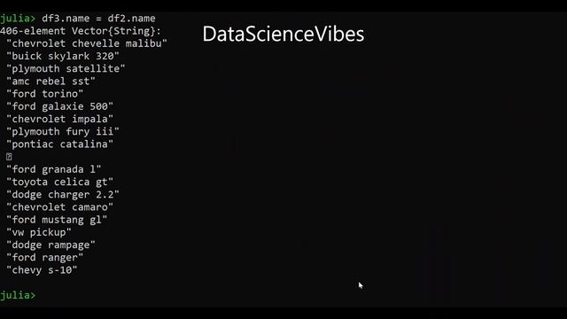 Julia: Find the Missing Values in a Dataframe смотреть онлайн