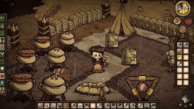 Let's Play Don't Starve 618 Cleaning the Old Cave & Spider War Problems смотреть онлайн