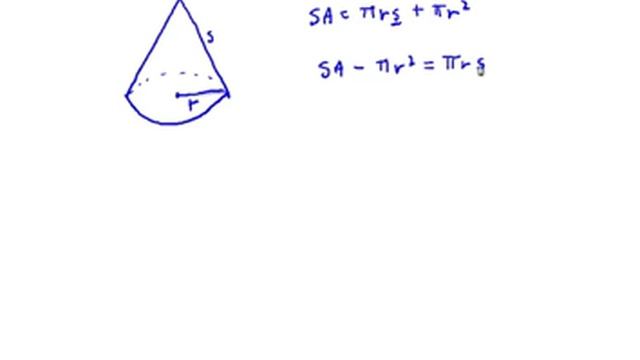 Pure Math 10C: Determining the slant heigh of a cone. смотреть онлайн