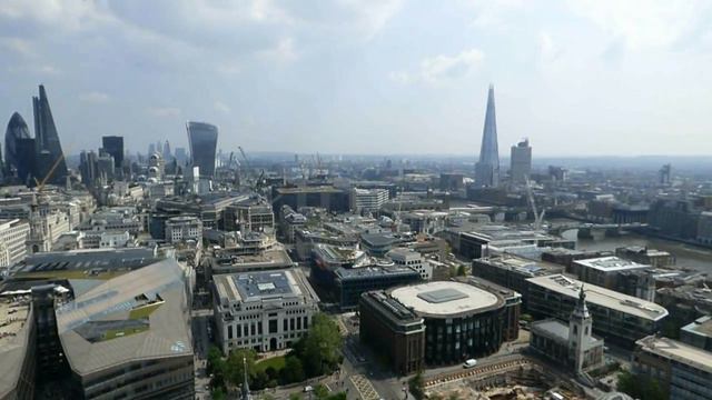 View from Golden Gallery of St Paul's Cathedral смотреть онлайн