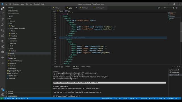 ReactJS 17 #6: Multiple Layouts React Router Dom - Thiết kết muiltiple layout trong React Router Do смотреть онлайн