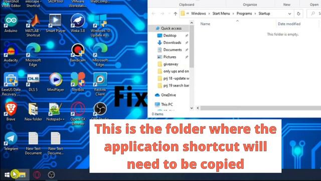 HOW TO ADD PROGRAMS TO STARTUP - Windows 10 [EASY] смотреть онлайн