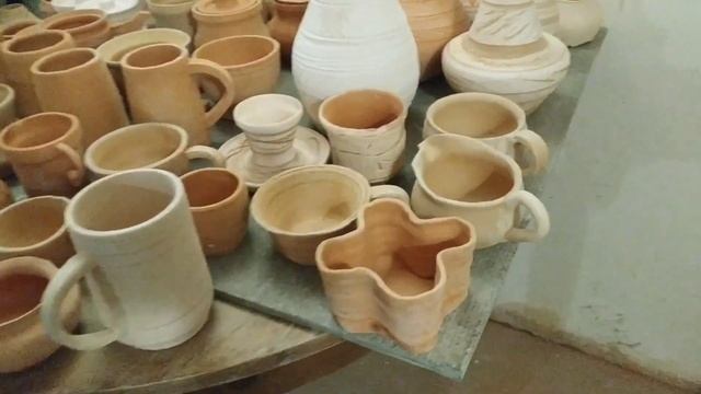 ГОНЧАРНАЯ МАСТЕРСКАЯ. Гончарный круг. Моя керамика. Min keramikk. Посуда после утильного обжига?? смотреть онлайн