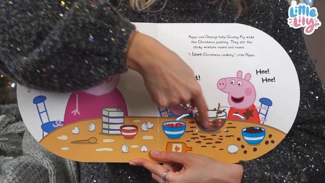 Читаем про Свинку Пеппу! – Peppa loves Christmas! – Английский для детей | Little Lily