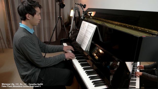 Whirwind (Cornelinus Gurlitt) - Faber Piano Adventures Lesson Book Level 5 (4K HD) смотреть онлайн