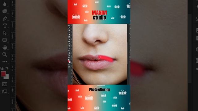 Как Накрасить Губы Без Губной Помады | Photoshop | #Shorts смотреть онлайн