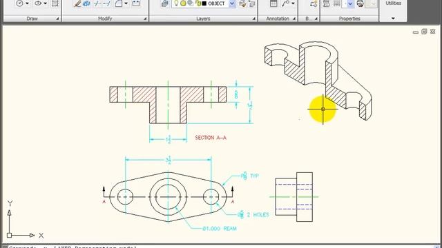 AutoCAD Tutorial - Using the "ByLayer" Property Setting смотреть онлайн