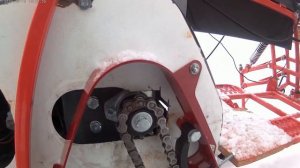 Установка реверс редуктора на мотобуксировщик БТС 500