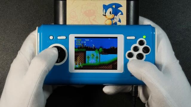 Sonic The Hedgehog Sega Genesis Mega Drive Unboxing & Handheld Gameplay