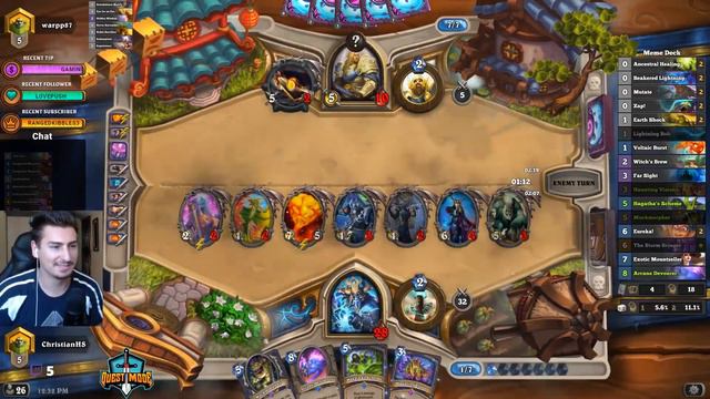 Hearthstone: My Clown Fiesta Deck Works | Arcane Exotic Muckmorpher Shaman | Rise of Shadows смотреть онлайн