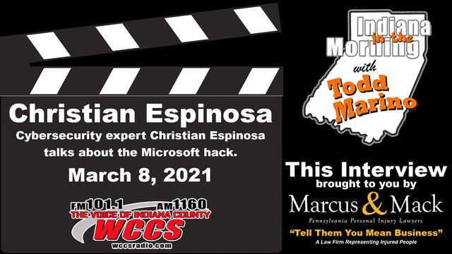 Indiana in the Morning Interview: Christian Espinosa (3-8-21) смотреть онлайн