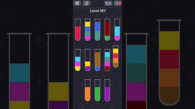 Water Sort Puzzle Level 357 || Water Sort Game #watersort #watersortgame #watersortpuzzlesolution