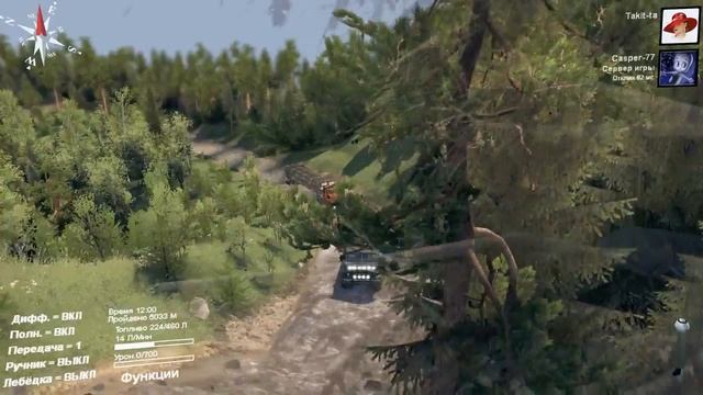 Стрим SpinTires - карта Подъём Hard вместе с мужем ищем грязь)) (камера 2) (дубль 2) смотреть онлайн