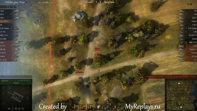 WOT: Fisherman's Bay - Lorraine155 51 - 5 frags смотреть онлайн