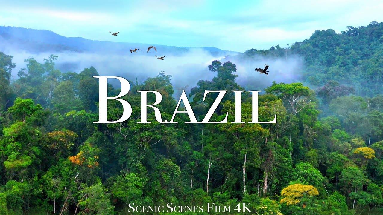 Brazil 4K Nature Relaxation Film - Meditation Relaxing Music - Amazing Nature смотреть онлайн