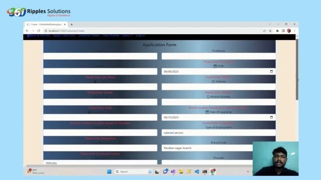 Microsoft/ReactJS FSD -Banking Application Done By EEE Student. смотреть онлайн