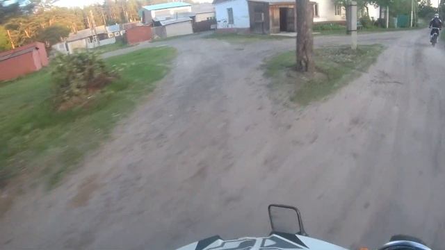 Вечерние покатушки на Судзуки джебел и Рэйсер sr x1. смотреть онлайн