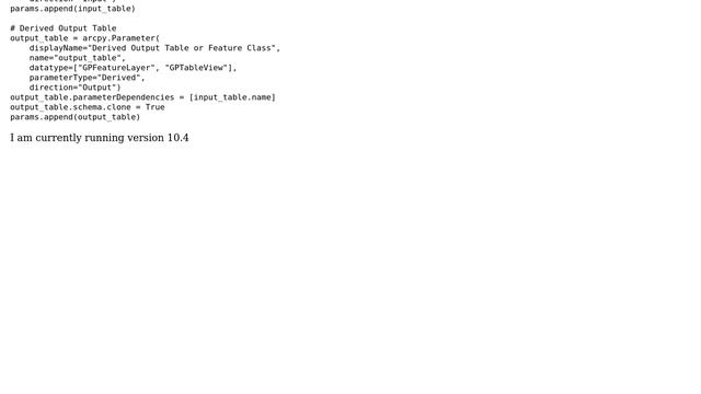 GIS: Using "schema.clone = True" on Python Toolbox Parameter? смотреть онлайн
