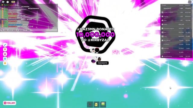 NEW 10,000,000 EFFECT BY HAZEM IN PLS DONATE | ROBLOX смотреть онлайн