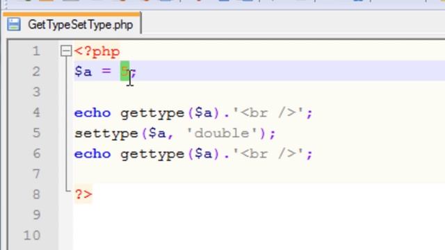 Kurs PHP 15: GetType SetType смотреть онлайн