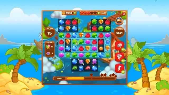 Сокровища пиратов 4681-4700 уровень 235 эпизод смотреть онлайн