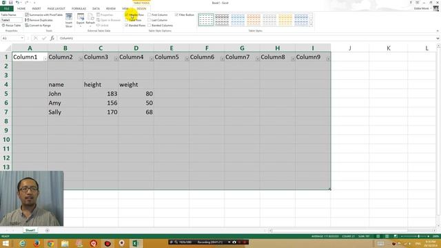 Excel can't get rid of column 1 column 2 header names fix (remove table) смотреть онлайн