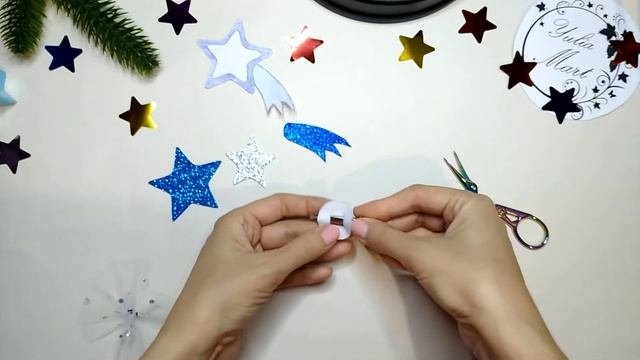 Заколки "Звездочки" из фоамирана. Простые заколки за пять минут! смотреть онлайн