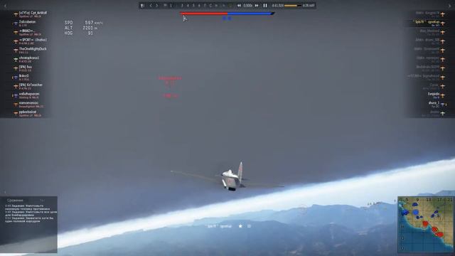 War Thunder 1.61.1.37 - B17E vs Yak-9P смотреть онлайн