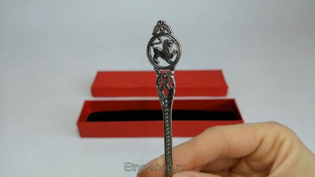 Серебряная чайная ложка со Знаком зодиака «Лев» 31-24-le смотреть онлайн