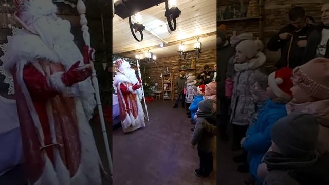 В гостях у Дедушки Мороза. Вологодская Вотчина. Дом Деда Мороза. Вотчина. Настоящий Дедушка Мороз. смотреть онлайн