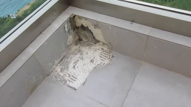 Будва. Гидрозоляция и установка керамики