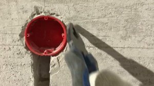 Монтаж подрозетника на Knauf Perlfix