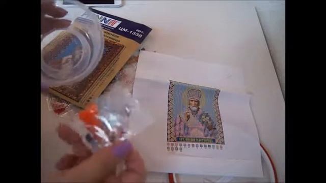 икона вышивка бисером. от начала до готовой работы. смотреть онлайн