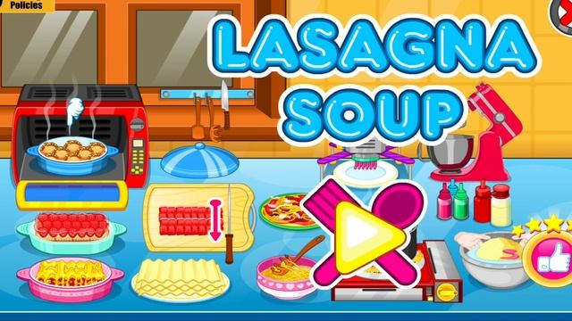 Making Lasagna soup Cooking games for Android Learn cooking games to Play смотреть онлайн