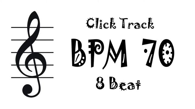 【BPM 70】Drum 8Beat - Rhythm Track Metronome смотреть онлайн