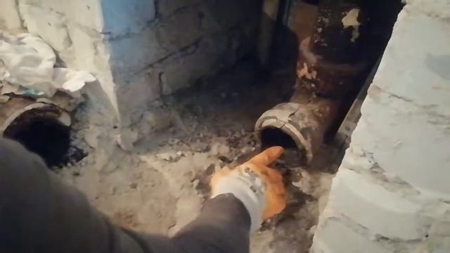 Чугунная канализация, быстрый демонтаж без матов смотреть онлайн