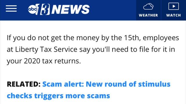 Liberty Tax Stimulus check delays смотреть онлайн