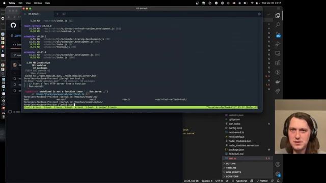 React 18 + bun.sh смотреть онлайн